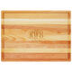 Fancy Script Monogram Master Wood Cutting Board Image 1 of 3